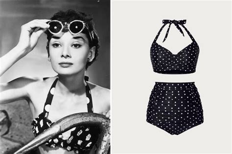 audrey hepburn swimwear.